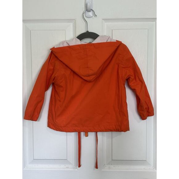 VTG Y2K Oshkosh Little Girl’s Orange Daisy Windbreaker Jacket 2T Lightweight - Picture 6 of 7